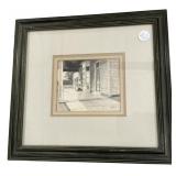 Rolland Golden Signed Store Front Drawing