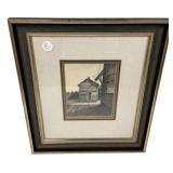 Rolland Golden Signed Folk Art Sketch