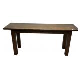 Mission Style Oak Sofa Table