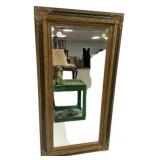 33"h., 17"w Italian style gilt wood mirror