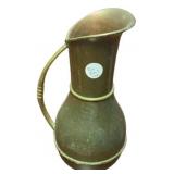 Brass Pitcher 10"h