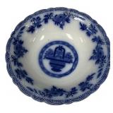 10 1/2" Victorian Bourne & Leigh Flow Blue Delph