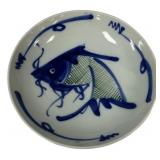 9" Modern Kio Fish Ceramic Bowl