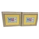 12"h., 13"w illustrations of children