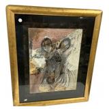 36"h., 30"w Print titled Afrique III by artist A