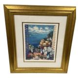 30"h., 26"w J Askum Windows Framed Print