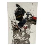 36"h., 24"w Big Pape Boston Red Sox Print