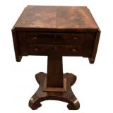 27"h. 18"w 19th century American Empire flame ma