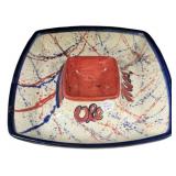 Gail Pittman Ole Miss Chip n Dip 10 1/2"