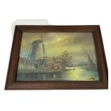 15"h., 20"w Brownie 1937 Pastel Windmill