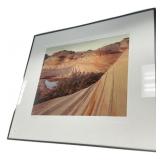 24"h., 28"w Signed Rick Preston Photo Framed