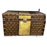 10"h .18"w Decorative Woven Storage Trunk