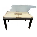 30"h., 54"w., 34"d Faux Marble Design Dining Ta