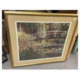 33"h., 36"w Framed Landscape Print