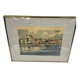 17"h., 20"w Egina Framed Print