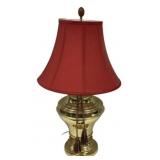 30" Brass Vase Lamp