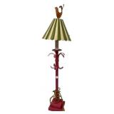 Pink Metal Lamp 38"