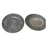 Walton Armetale Round 13"dia and Oval 14"w Platt