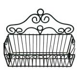16"w   iron wall hanging shelf rack