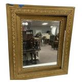 31"h. 24"w Victorian style gilt wall mirror