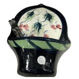 Gail Pittman Ceramic Wall Pocket 13"