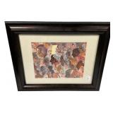 14"h., 17"w Signed Watercolor Drawing