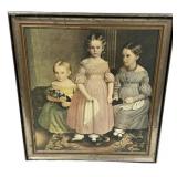 30"h. ,27"w Reproduction of The Alling Children
