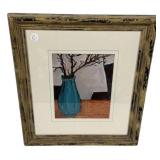 Elizabeth Johnson Vase of Sticks Acrylic Painting