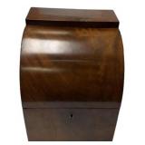 Georgian style mahogany domed keepsake box or cell