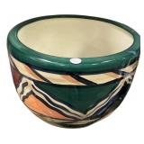 11"h., 15"dia Gail Pittman Ceramic Planter
