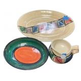 Gail Pittman Platter, Dish, and Creamer