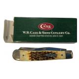 Case 6254SS BRNT ANTIQ Trapper Folding Knife