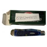 Case 6254SS Blue Trapper Folding Knife