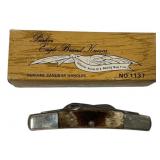 Parker Cut Eagle Brand NO.1137-Bone 4 Folding Knif