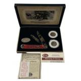 Case 6254SS Dark Red Trapper Florida Folding Knife