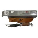 Case 323-5 SS Leather Hunter Knife