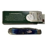 Case 6254 SS Navy Blue Trapper Folding Knife
