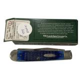 Case 6254 SS Blue Trapper Folding Knife