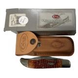 Case 6265 CV HTR Fldgd Chsnt 2 Blade Folding Knife