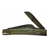 Figthn Rooster Grasshopper Folding Knife
