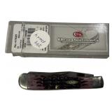 Case 6254SS Cabernet Trapper Folding Knife