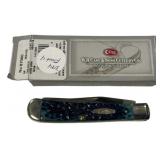 Case 6254SS HTR Green Trapper Folding Knife