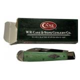 Case 6254W SS Trapper Emerald Green Folding Knife