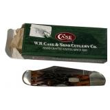 Case 61749L SS Brown Mini Copperlock Folding Knife