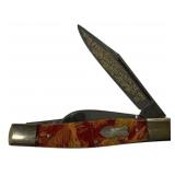 1992 Fightn Rooster Fire and Brimstone Folding Kni