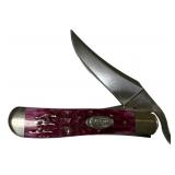 Case 61953L SS Magenta Russlock Folding Knife