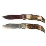 Two Parker Frost Pitt Bull Folding Knives