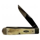 Case 6254 SS BRNT OAT Trapper Folding Knife