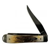 Case 0524 SS USA Stag Trapper Folding Knife