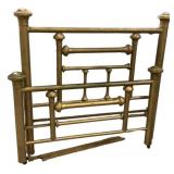 54" Victorian Mushroom Brass Bed